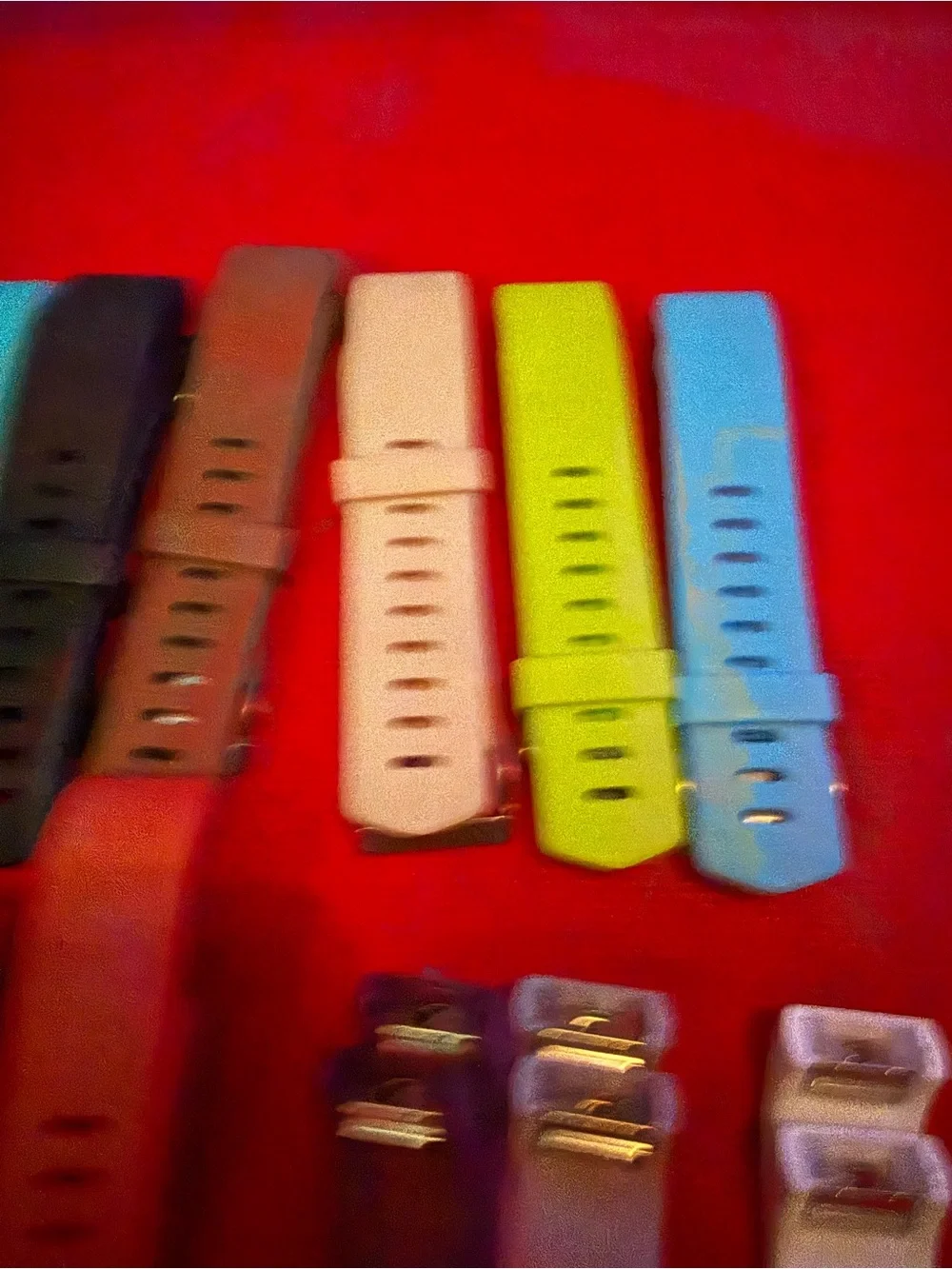 Silicone Replacement Watch Bands - Multi-Color Pack Fitbit charge 2